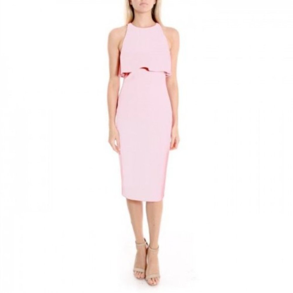 Likely Shayna Bodycon Dress // Sheath, Sleeveless, Light Pink , Size 4